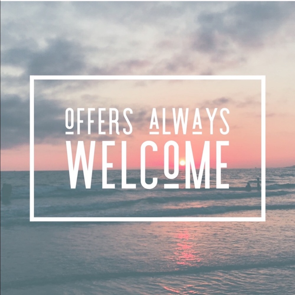 Make me an offer! Offers are always welcome.